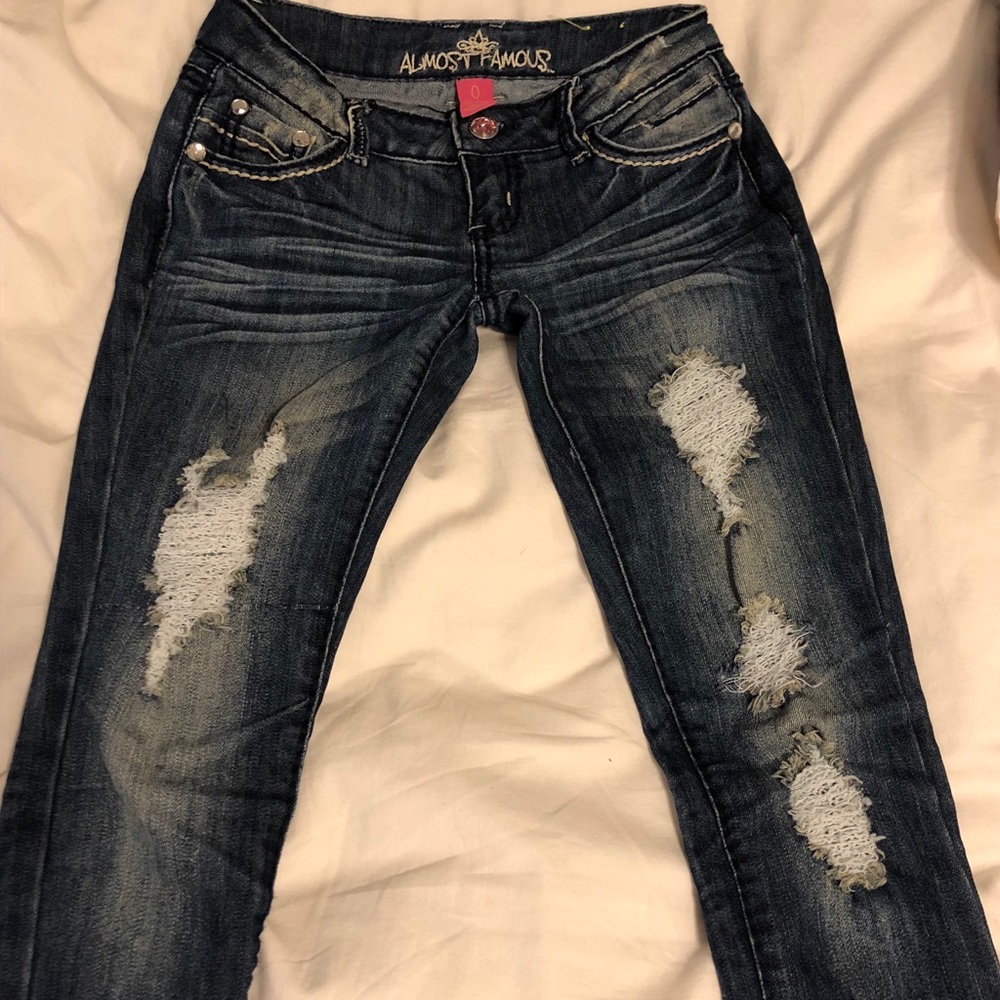 Almost famous ripped skinny jeans